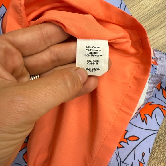 J Crew one shoulder orange & lilac dress Size 10 - Picture 11 of 11